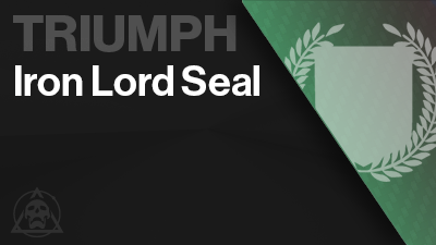 Iron Lord Seal Full Completion