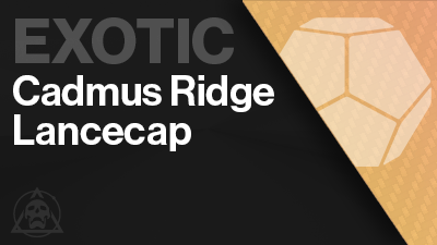 Cadmus Ridge Lancecap Exotic