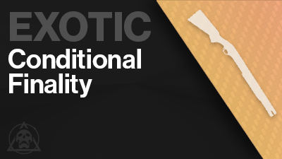 Conditional Finality Exotic Guaranteed